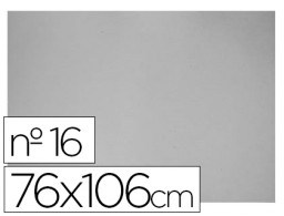 Hoja cartón gris nº 16 76x106cm. 1,6mm.